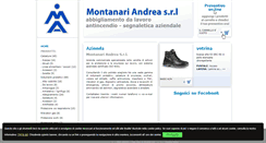 Desktop Screenshot of montanariandrea.it