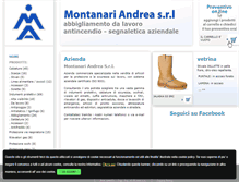 Tablet Screenshot of montanariandrea.it
